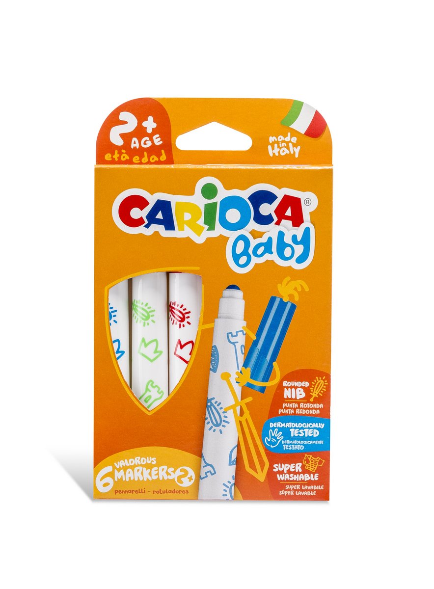 Carioca Baby Marker 6stk